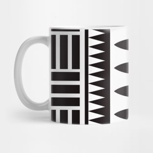 Afrocentric Line Art Ethnic Pattern Mug